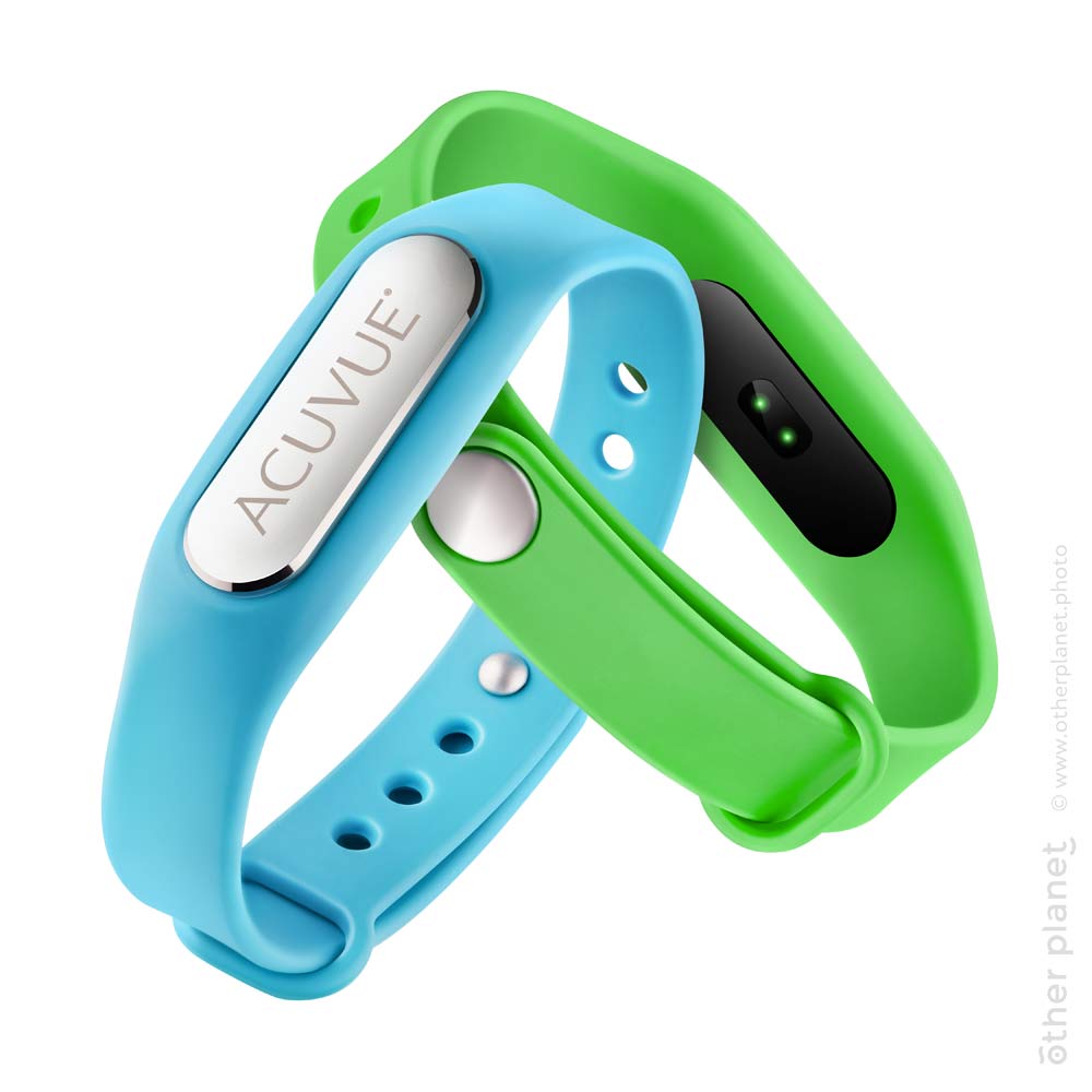 Fitness Trackers photo pair on white background