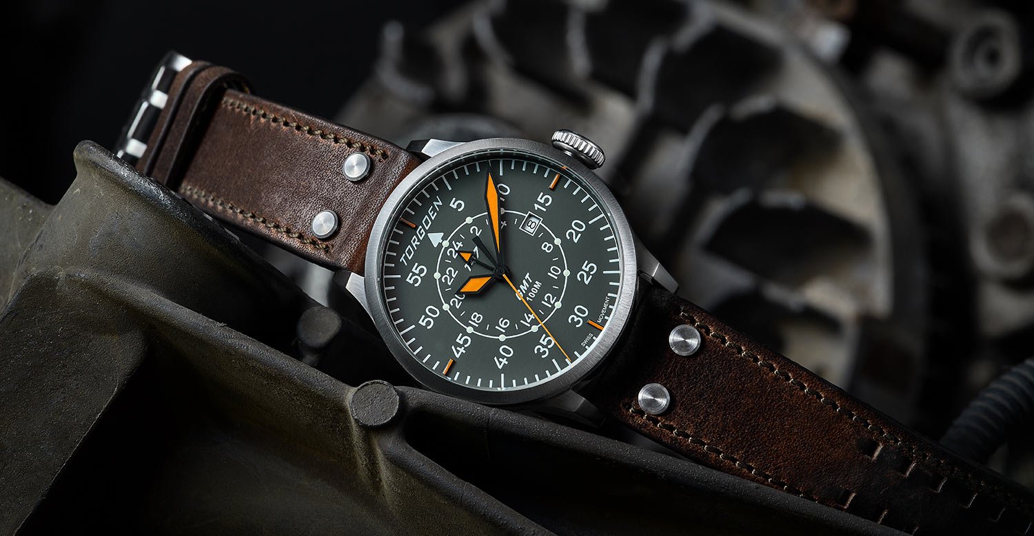 Advertising photography of Torgoen wristwatch with props